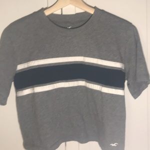 striped hollister tee